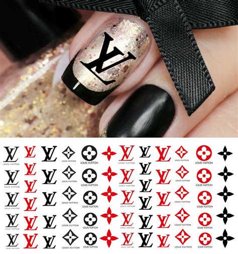 nails design louis vuitton|louis vuitton stickers for nails.